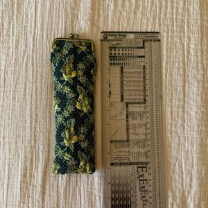 One of a Kind Vintage Floral Flask